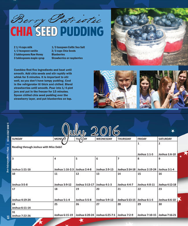 FREE Calendar Pages for July 2016