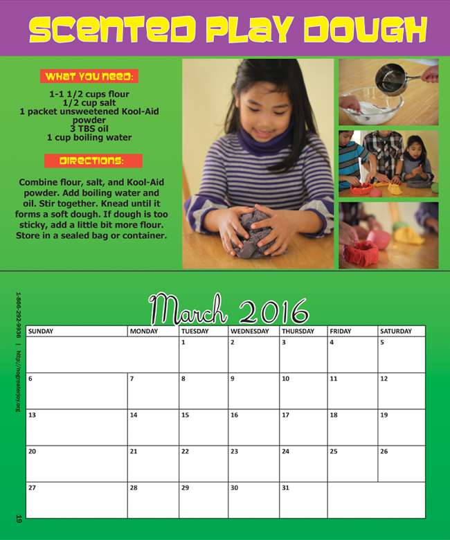 FREE Calendar Pages for March 2016